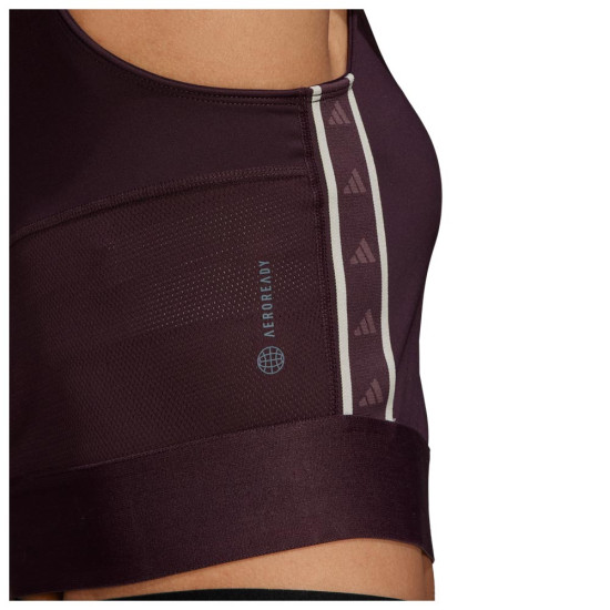 Adidas Γυναικεία αμάνικη μπλούζα Techfit Training crop top